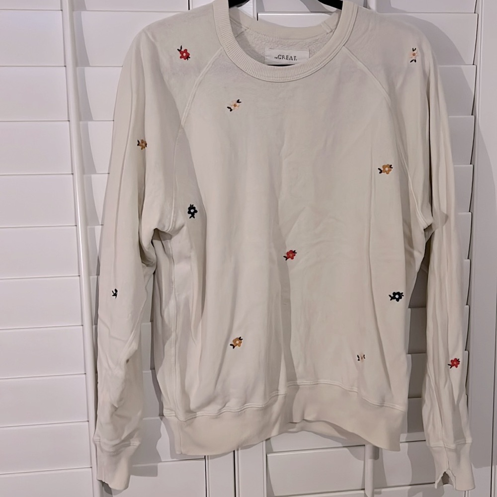 The GREAT. crew neck sweatshirt size 0